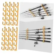 WH5 Horizontal Fishing Rod/Pole Holders 4pack(store 20 fishing rods or combos)