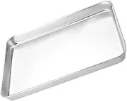 ULTECHNOVO Stainless Steel Baking Tray Multi Function Cookie Sheet Pan for Savory Baking Roasting and Serving Kitchen Baking Tray for Home and Restaurant Use