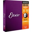 Elixir Acoustic Guitar Strings Nanoweb Phosphor - 16002 16027 16052 16077 16102