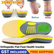 Arch Support Shoe Insoles Pain Relief Plantar Fasciitis Orthotic Inserts Pad S/L
