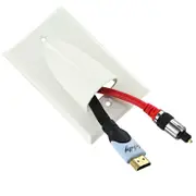 Cable Management Wall Plate Bull Nose White Wallplate DIY + Mounting Screws