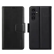 ZUSLAB Galaxy A55 Case Hanman Leather Wallet Card Cover for Samsung (2024) - Black