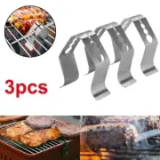 Essential Tool for Weber Meat BBQ Probe Set of 3 Stainless Steel Clips