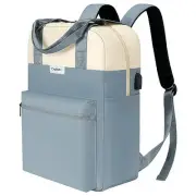 Laptop Backpack for Women Fashion Travel Backpacks 15.6 Inch B-light Blue