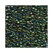 Miyuki Seed Beads 6/0 6-341 Green Lined Charteuse AB Glass 20g Glass Rocaille