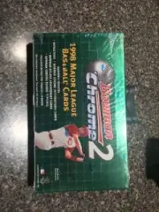 1998 Bowman Chrome Baseball Series 2 Hobby box Jeter Refractors