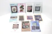 Lot of 11 Quilt Patterns in bags applique pieced, new vintage stock