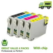4 Ink Cartridges T0731N 731 73N ink cartridges For Epson TX100 TX110 TX200 TX210