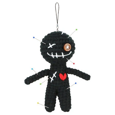 Voodoo Doll with Pins Multipurpose Emotional Support Plush Crochet