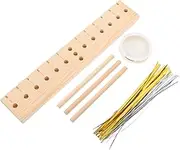 COHEALI DIY Wooden Bow Crafting Tool Wreath Bow Maker Kit Detachable Storage Versatile for Occasions Wrapping