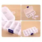 10 Compartments Plastic Box Case For Jewelry Bead Storage Container Craft K9C4