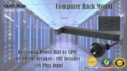 Recessed Rack Mount Server Power Board Rail Surge Protected 6 Way 10A GPO PDU