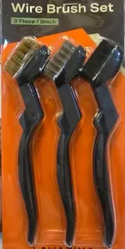 Wire Brush Set 3 Pieces Pack
