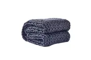 Dreamz Knit Weighted Blanket 9KG Queen Dark Grey