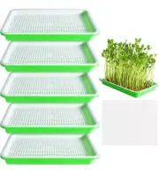 5 Packs Seed Sprouter Tray , Seed Germination Tray BPA Free Nursery Tray