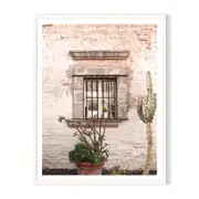Window Wise Framed Printed Wall Art - White