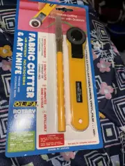 OLFA Rotary Cutter RTY-2 & Art Knife AK-1 Set NEW-SEALED Kit