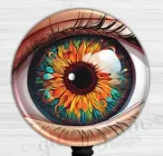 Optical Eye Badge Holder, Optometrist Badge Reel, Cute ID Retractable GG6547