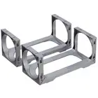 NEW Stakrax Modular Wine Storage Kit 2 Bottle Silver
