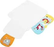 CIMAXIC 5 Pack Back Towels Boys and Girls Cotton Absorbent Towels Set Hood Muslin Burp Cloths for Beach Playtime Kindergarten