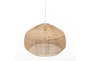 Solara Sphere Natural Hand-Woven Bamboo Cage Pendant Lamp Light