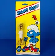 Vintage SMURF 36" Shoe Laces • The Smurfs Shoelaces • Yellow Blue Smurf Pattern