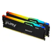 Kingston FURY Beast RGB 64GB (2x 32GB) DDR5 5600MHz UDIMM Memory