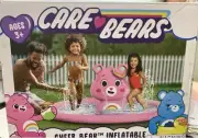 Care Bears Deluxe Inflatable Splash Pad with Sprinkler System for Kids Age 3+NEW