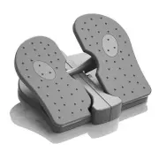 (Grey Size)Foot Stepper Machine Reinforced Nylon Mini Stepper Trainer HG