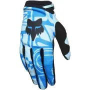 Fox Womens Light Blue 180 Race Spec Gloves 33032-116-S