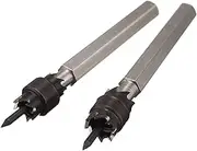 NUZAMAS Set of 2 HSS Rotary Spot Weld Cutter Remover Drill Bits 5/16"(8mm),3/8"(9.5mm) Hex Shank Electric Tool
