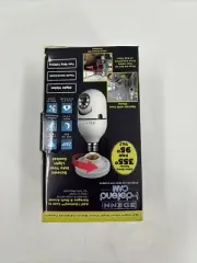 3Denn Wireless Light Bulb Indoor/Outdoor Dome WIFI Security Camera White BK3850