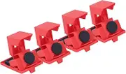 Circuit Breaker Lockout Device Set Clamp On Single Pole Breaker Lock 480 600V ABS Material