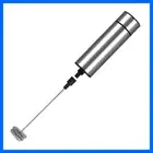 Wireless Milk Frother Electric Battery Handheld Blender Stainless Steel Whisk