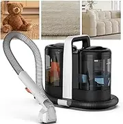 Portable Upholstery Carpet Cleaner, Handheld Spot Carpet Cleaner Machine with Self-Cleaning, Portable Carpet Cleaner Machines, 15KPa Powerful Deep Stain Remover for Sofa, Carpet, Pet, Car Seat