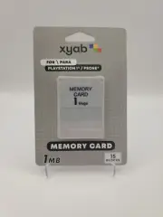 Sony Playstation Memory Card - 15 Blocks/1 MB -Gray - Will Ship Within 24 Hours!