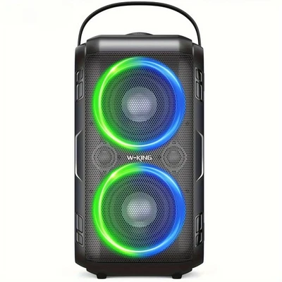 80W RMS Party Speakers Bluetooth Wireless Boombox/4 Drivers(2*4.04'' Woofer)