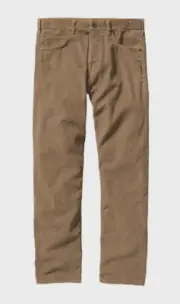 NWT Men's Patagonia Straight Fit Cord Mojave Khaki Pants Organic Cotton Sz 34x32