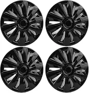 14in Car Rim Covers Rugged Construction Snap On Lightweight Universal Fit 4pcs for Any 14 Inches Steel Wheel, for Car Decorators