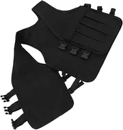 SUPVOX Weighted Sandbag Vest Running Vest Womens Vest Running Used Vest Fitness Vest Sport Weight Vest Gym Weighted Vest Replaceable Metal Bar Vest Men Gym Vest Black Oxford Cloth