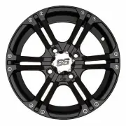 4/156 ITP SS212 Alloy Series Wheel 14x8 5.0 + 3.0 Matte Black