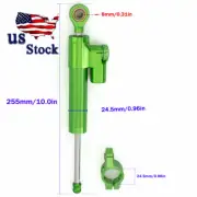 CNC Aluminum Motorcycle Steering Damper Stabilizer Linear Reversed Control Green