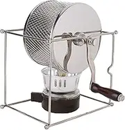 XIASABA Coffee Roaster Bean To Cup Coffee Machines 21×16×15 1Pc Manual Coffee Beans Roasting Machine Diy Stainless Steel Rollers With Handle