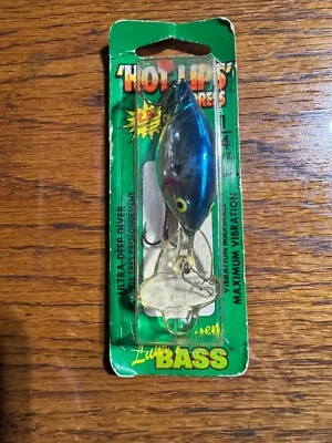 Vintage Pre-Rapala Luhr Jensen Hot Lips 1/4oz - Silver/Blue Top