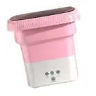 HG Pink Mini High-Power Portable Washing Machine Home Dormitory Underwear Socks