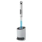 Bathroom Wall Mounted Durable Toilet Cleaning Brush With Holder Soap Dispenser