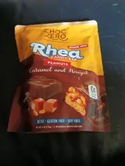 NIOP Rhea Candy Bar Snack Size With Peanuts/Caramel/Nougat; Chocolate Zero; BB:
