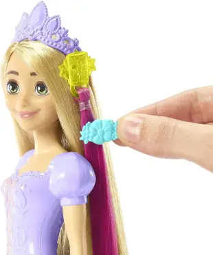 迪士尼公主 變色長髮樂佩公主 變色 長髮樂佩公主 樂佩 Rapunzel 樂佩公主 樂佩娃娃 長髮公主 美泰兒 正版現貨