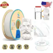 1kg White PVB 3D Printer Filament 1.75mm - Shine & Smooth Finish with Alcohol