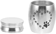 PENIKOKO Mini Pet Urn for Ashes Small Keepsake Urn for Dogs and Cats Durable Alloy Cremation Jar Memorial Ash Holder for Pet Loss Remembrance